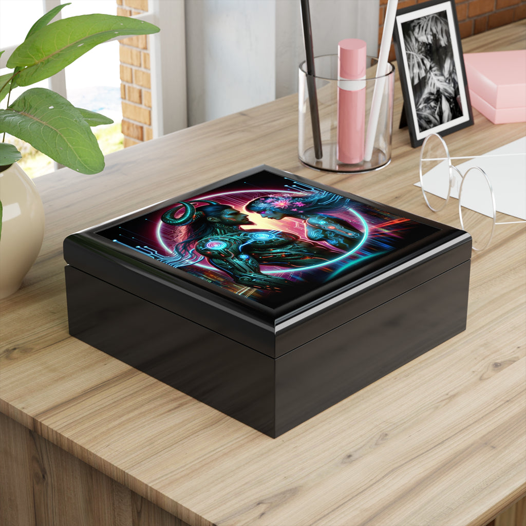 Cyber Love Illuminated Jewelry Box