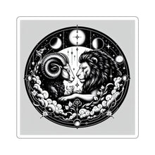Load image into Gallery viewer, Astrological Ram and Lion Sticker
