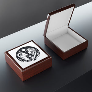 Celestial Lion and Ram Jewelry Box