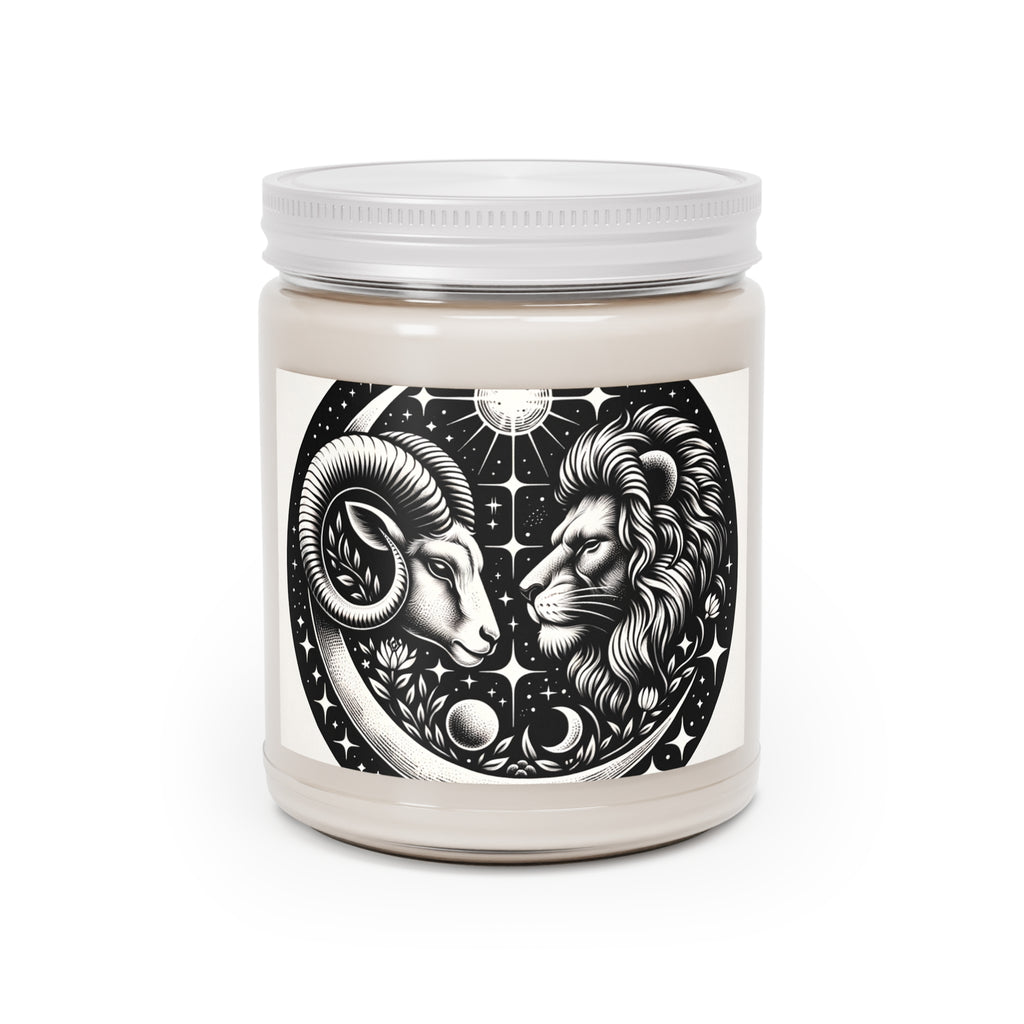 Cosmic Balance Aries & Leo Zodiac Harmony Scented Soy Candle, 9 oz.