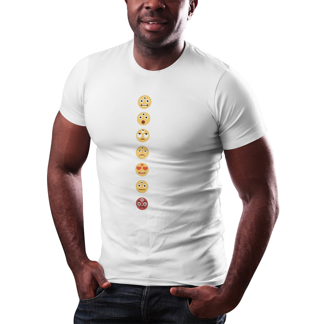 3rd Eye Emojis - Men's Pima Cotton Jersey Short Sleeve Tshirt