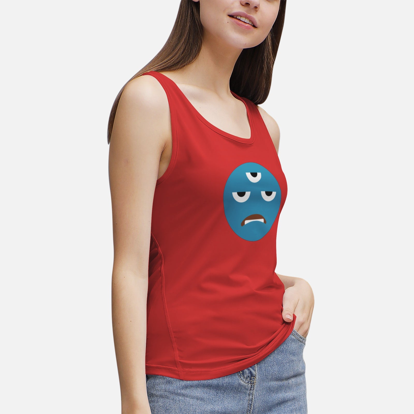 3rd Eye Frown - Women's  Yoga Sport Tank