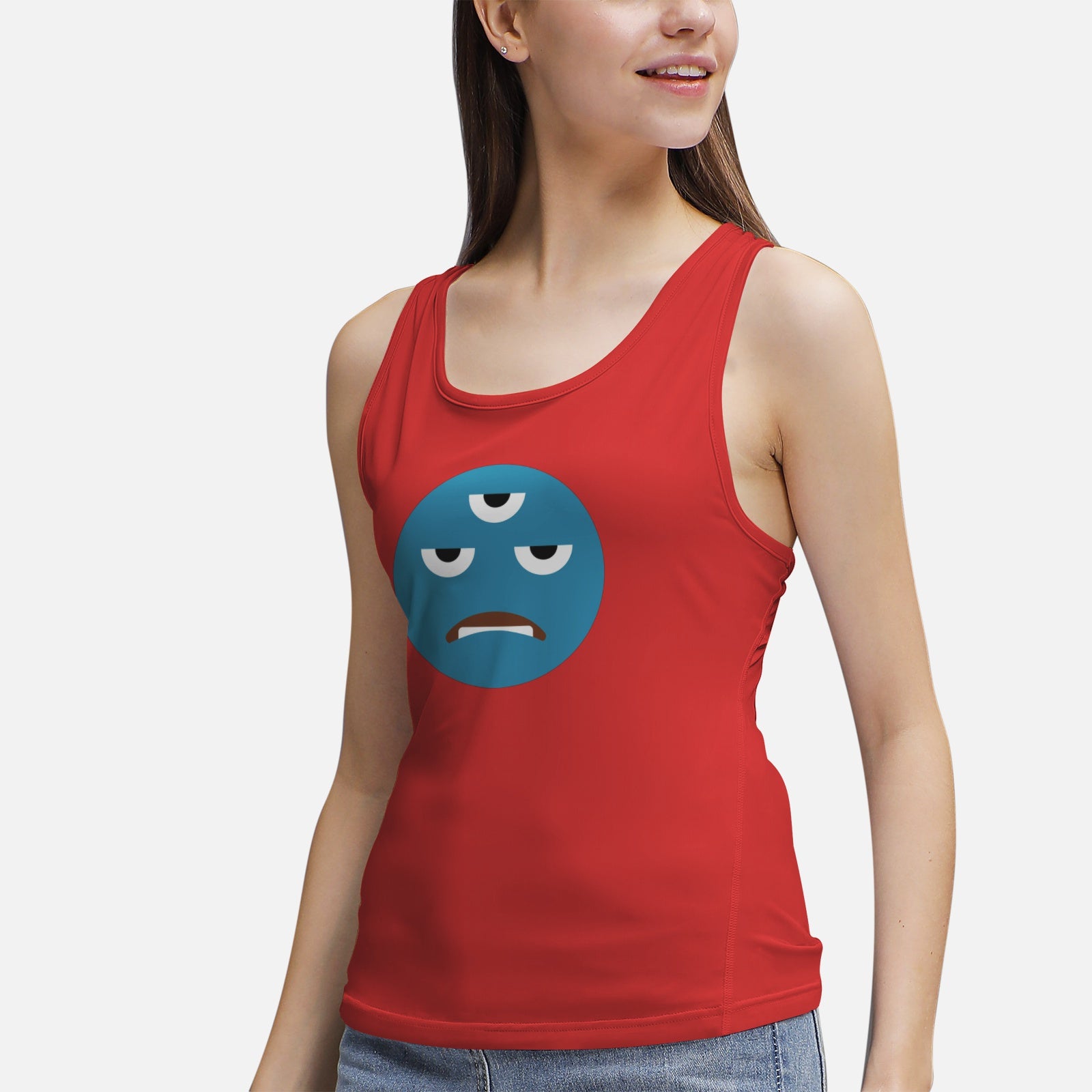3rd Eye Frown - Women's  Yoga Sport Tank