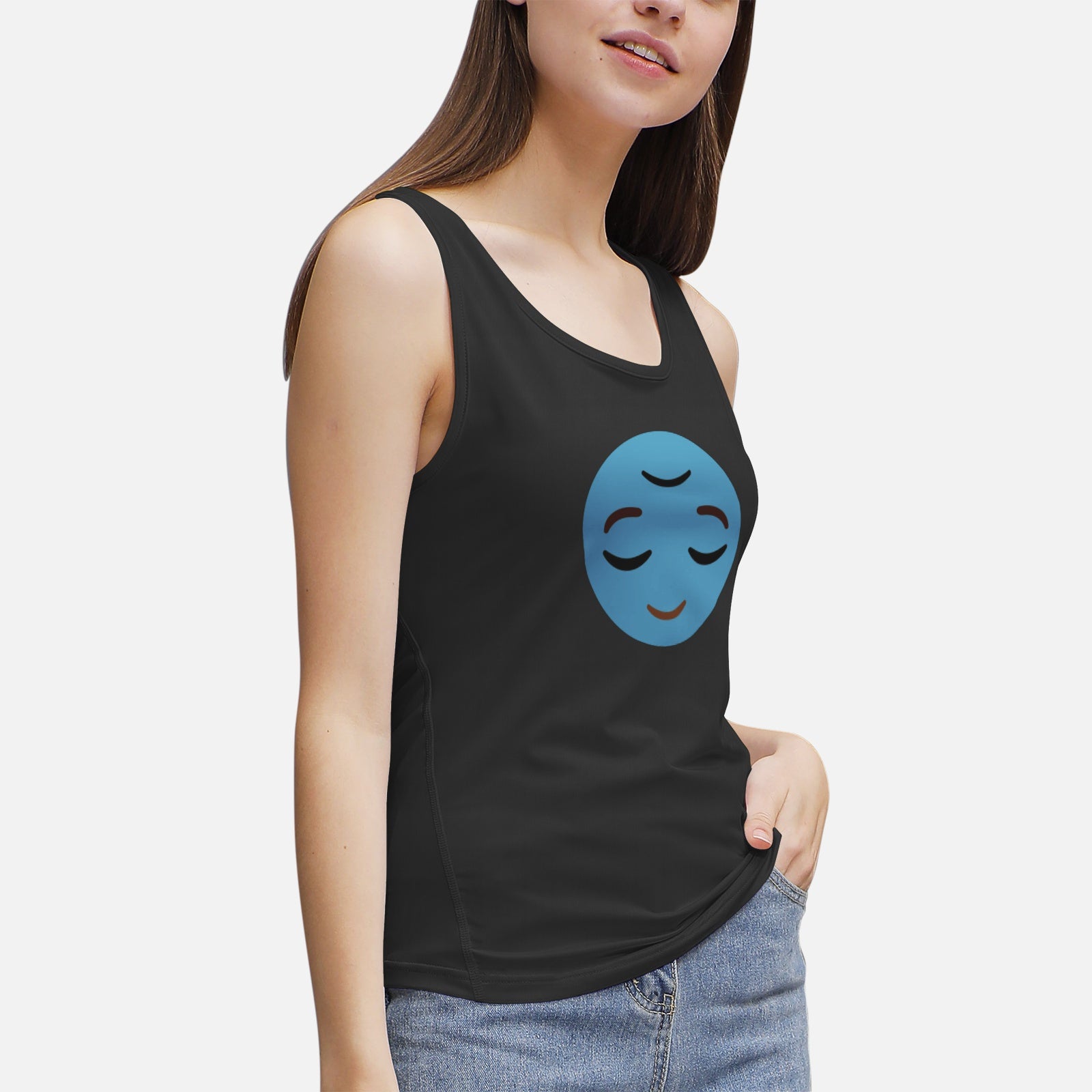 3rd Eye Soft Smile - Women's  Yoga Sport Tank