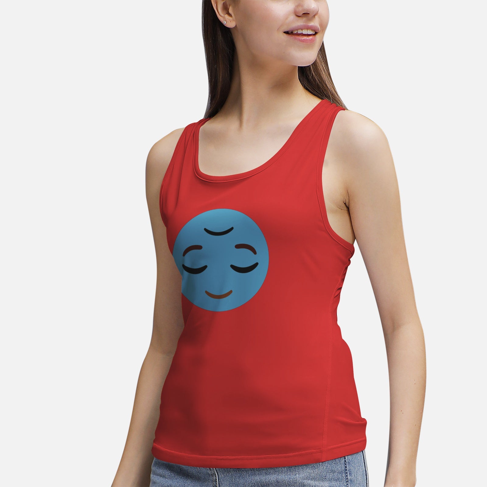 3rd Eye Soft Smile - Women's  Yoga Sport Tank