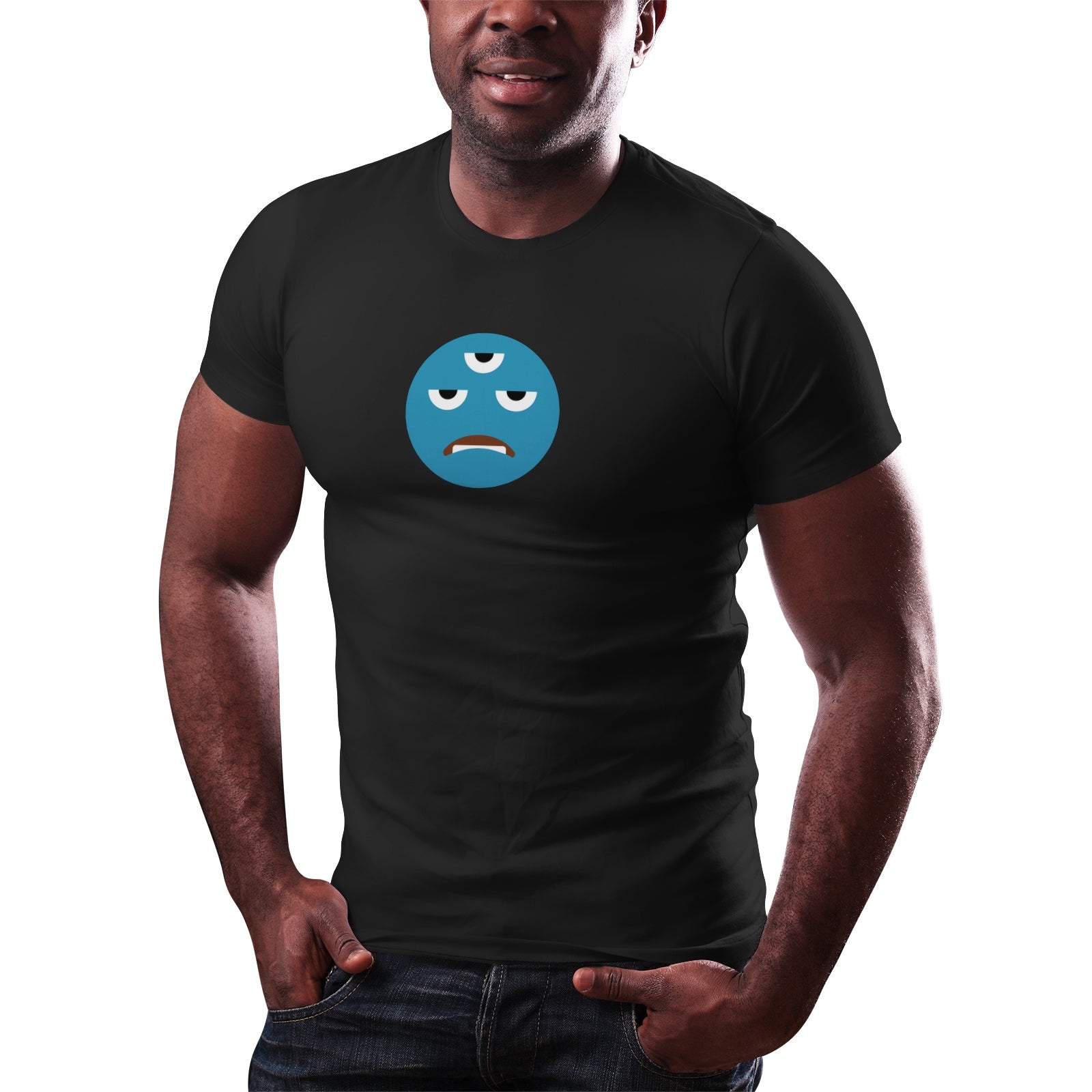 3rd Eye Frown - Men's Pima Cotton Jersey Short Sleeve Tshirt