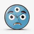Wall Clock - 3rd Eye Confused