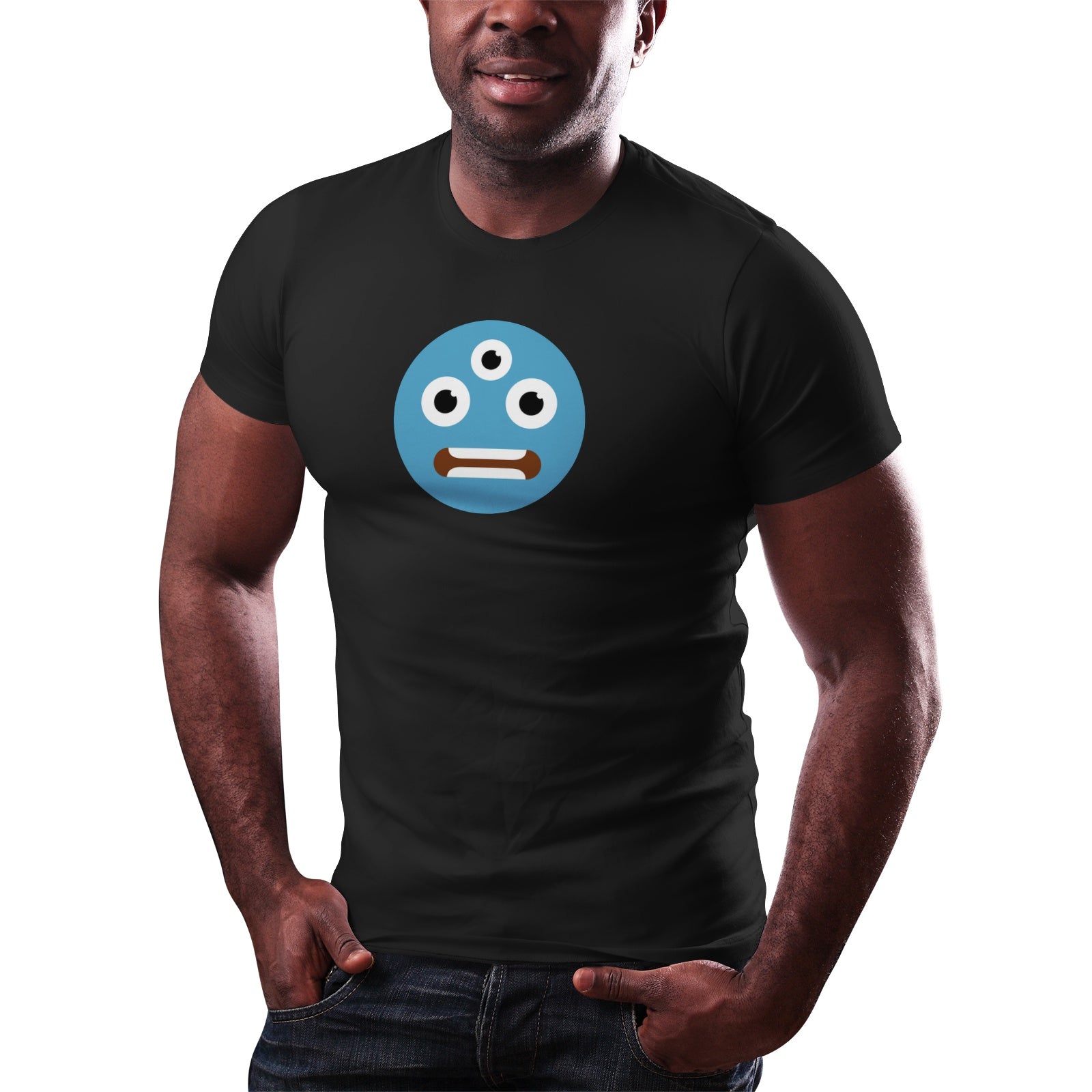 3rd Eye Grimace - Men's Pima Cotton Jersey Short Sleeve Tshirt