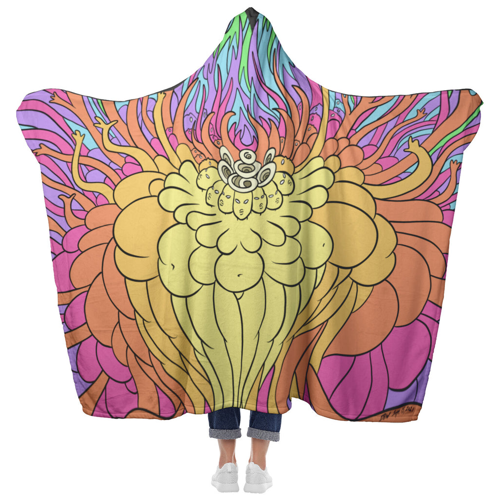 ASFT - Pretty Hot And Trippy Hooded Blanket