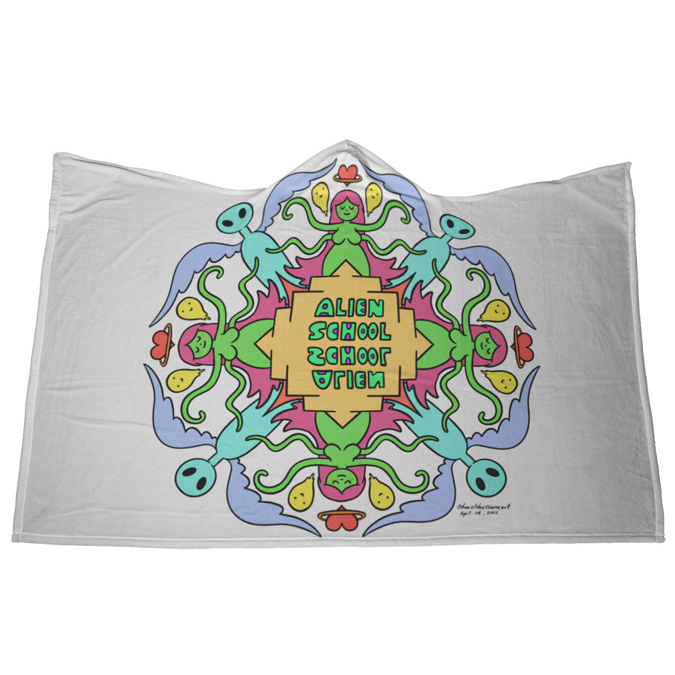 ASFT Logo Hooded Blanket