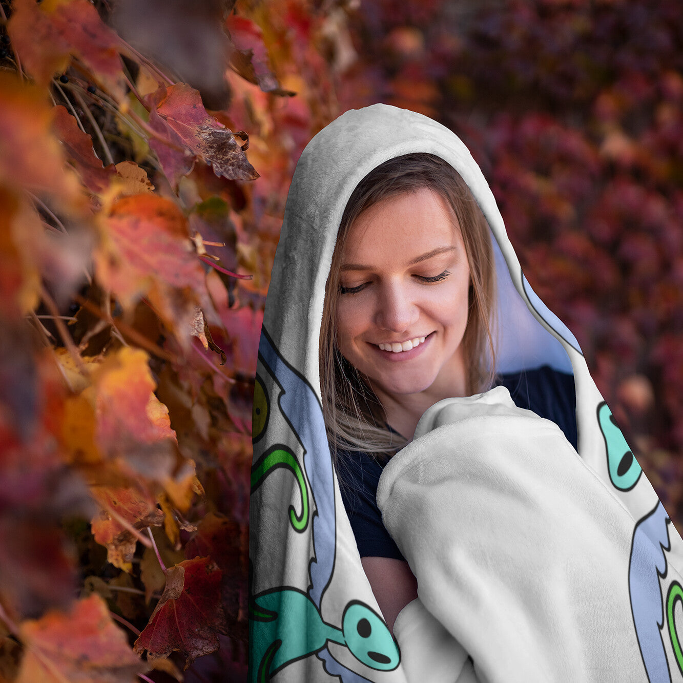 ASFT Logo Hooded Blanket