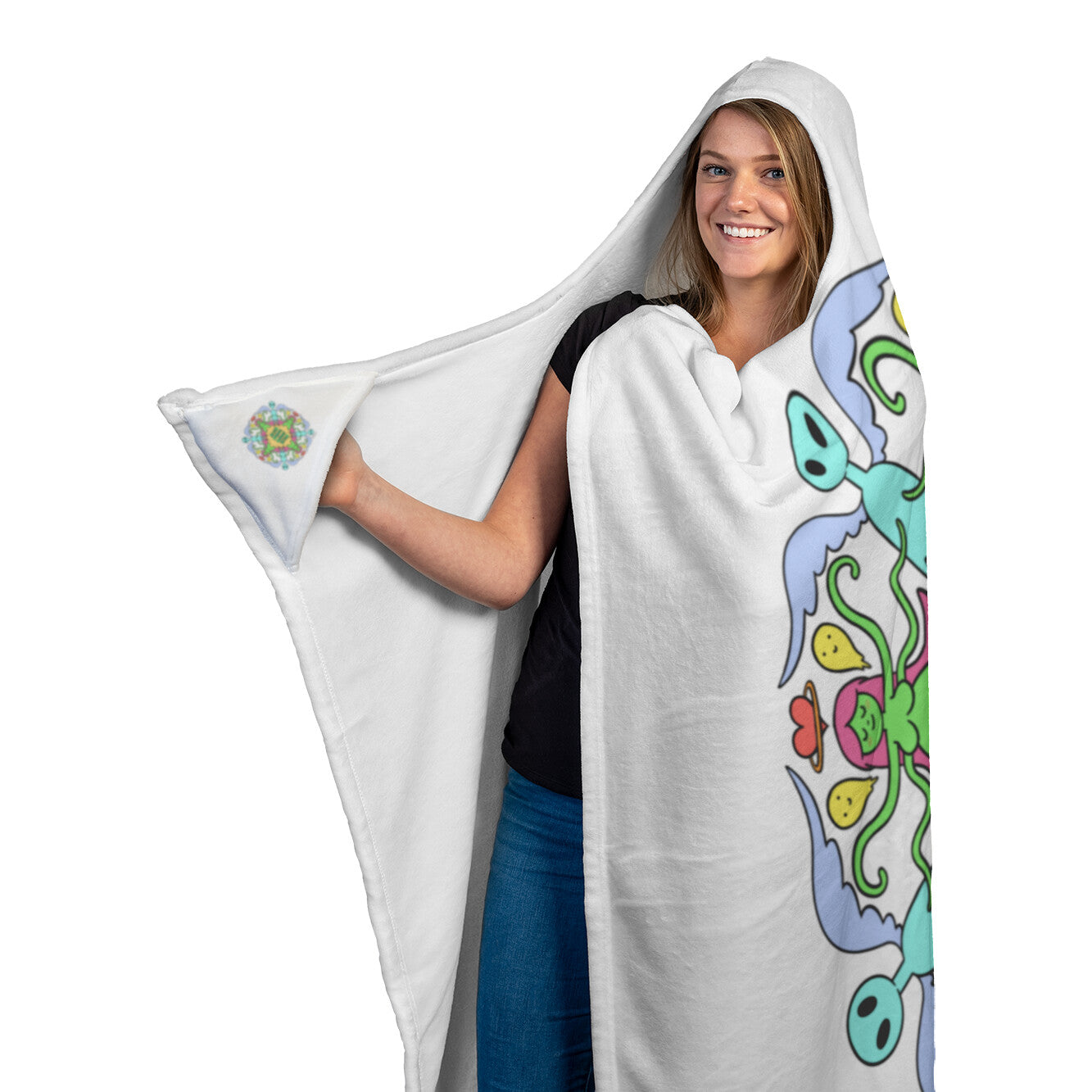 ASFT Logo Hooded Blanket