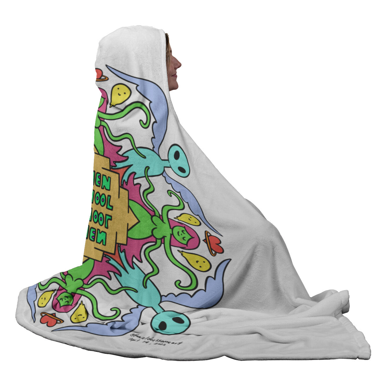 ASFT Logo Hooded Blanket