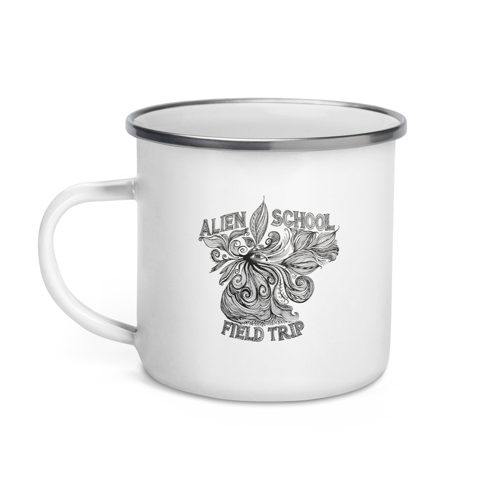Alien School Field Trip Enamel Mug
