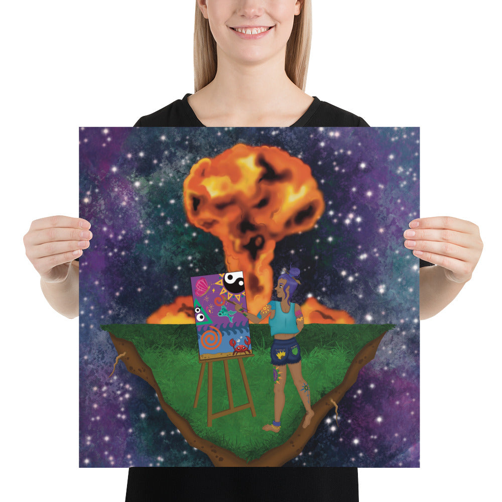 ASFT Mushroom Cloud Poster