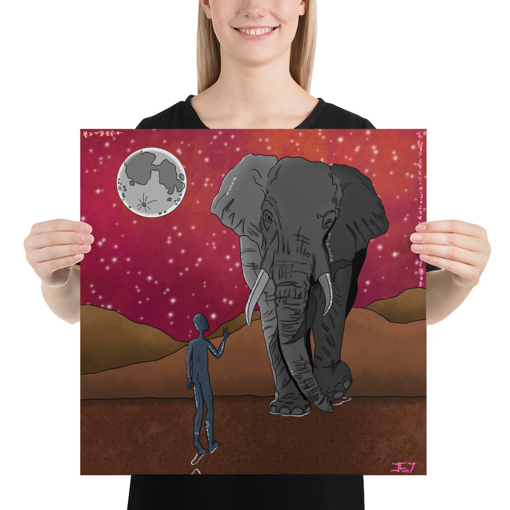 ASFT Elephant King Poster