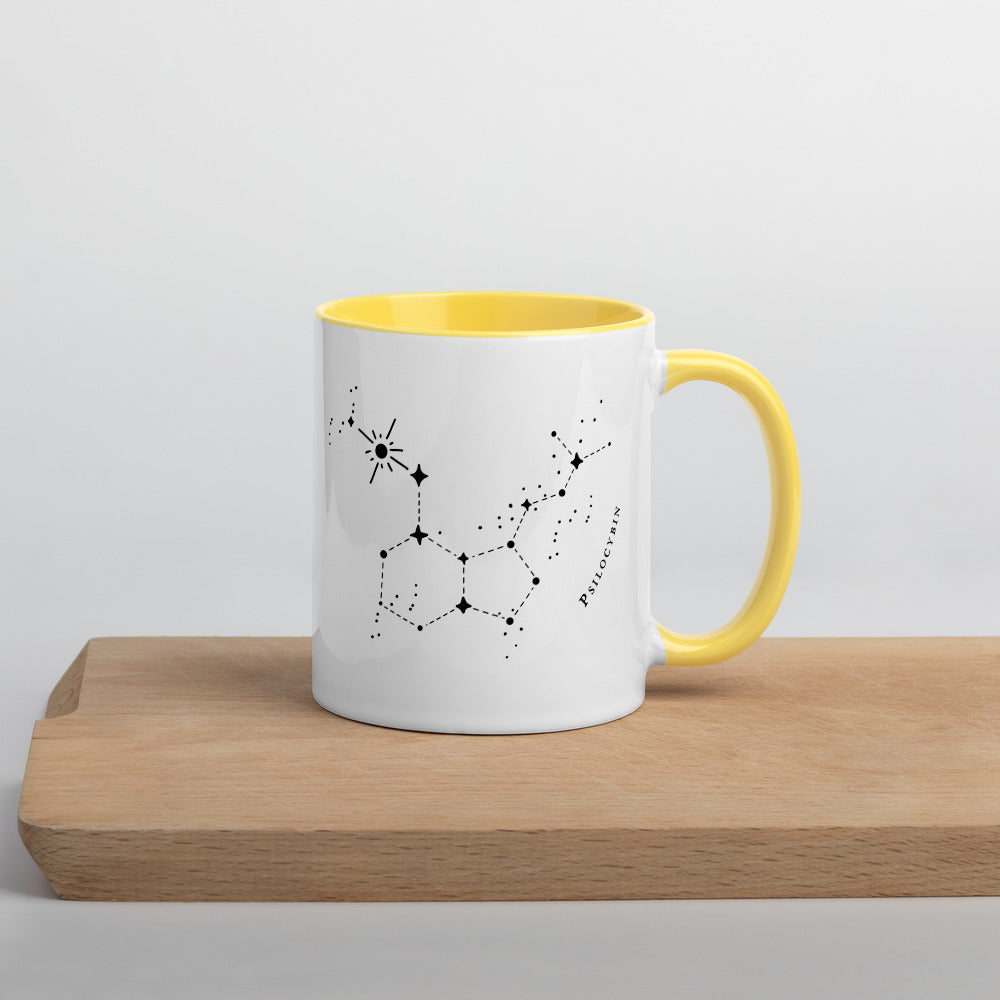 Constellation Coffee Mug (Psilocybin Molecule w/ Text)