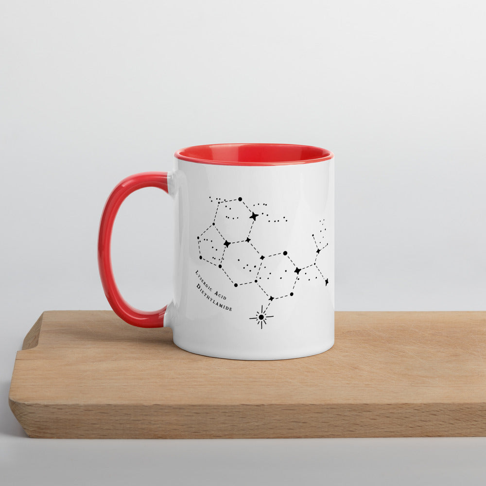 Constellation Coffee Mug (LSD Molecule w/ Text)