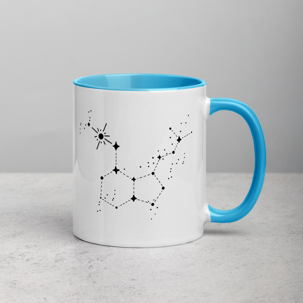 Constellation Coffee Mug (Psilocybin Molecule)