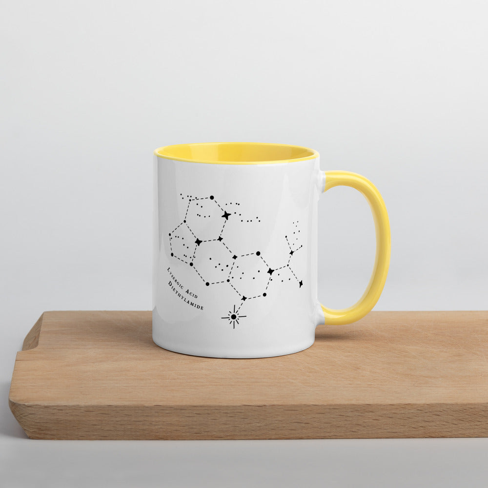 Constellation Coffee Mug (LSD Molecule w/ Text)