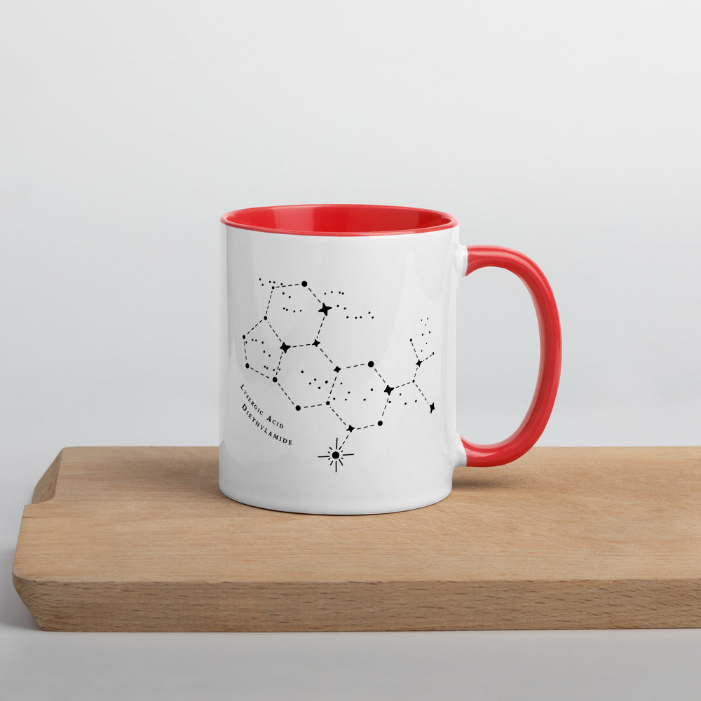Constellation Coffee Mug (LSD Molecule w/ Text)