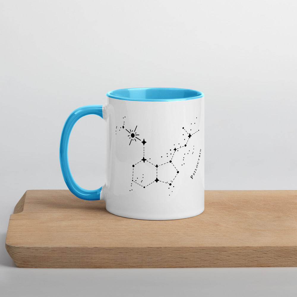 Constellation Coffee Mug (Psilocybin Molecule w/ Text)