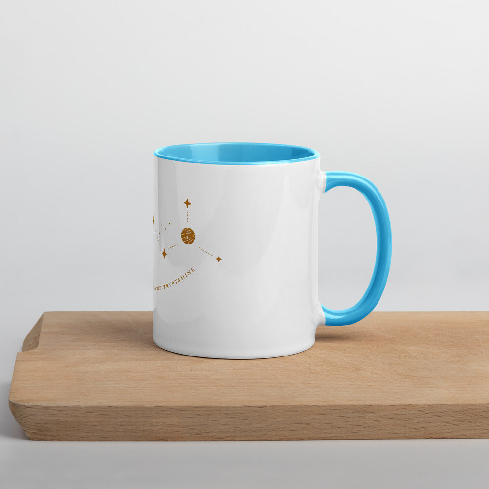 Constellation Coffee Mug (DMT Molecule w/ Text)