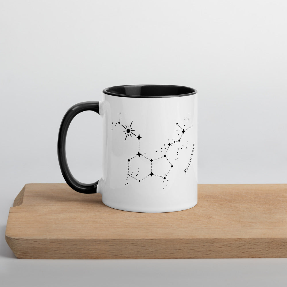 Constellation Coffee Mug (Psilocybin Molecule w/ Text)