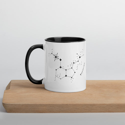 Constellation Coffee Mug (Psilocybin Molecule w/ Text)