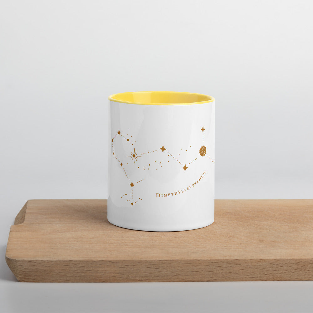Constellation Coffee Mug (DMT Molecule w/ Text)