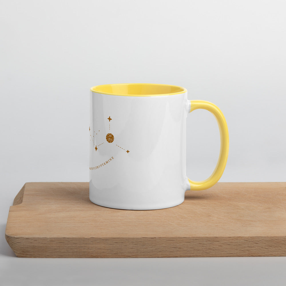 Constellation Coffee Mug (DMT Molecule w/ Text)