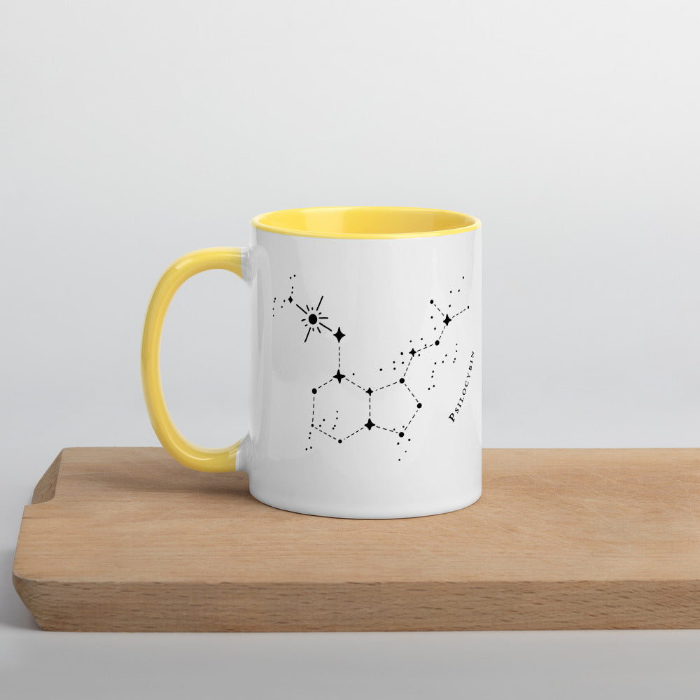 Constellation Coffee Mug (Psilocybin Molecule w/ Text)