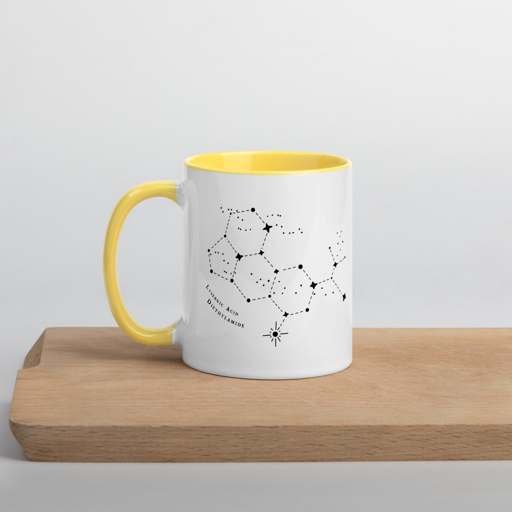Constellation Coffee Mug (LSD Molecule w/ Text)