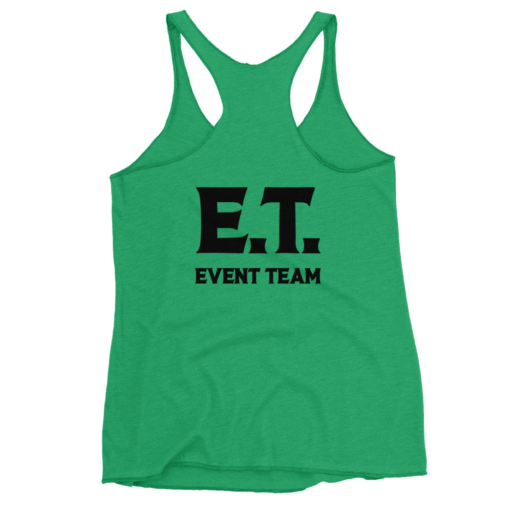 Alien School Field Trip Staff Shirts - E.T. Women's Racerback Tank