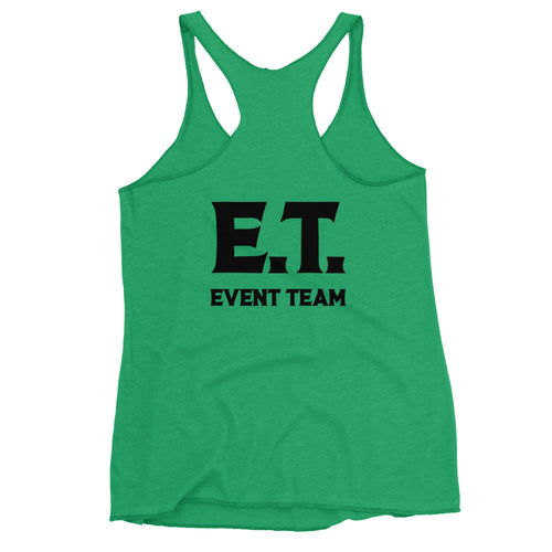 Alien School Field Trip Staff Shirts - E.T. Women's Racerback Tank