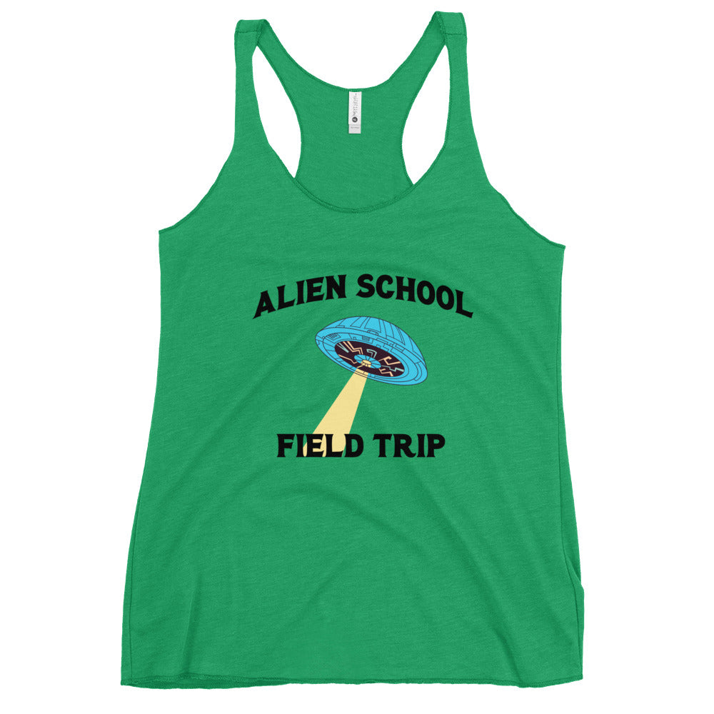 Alien School Field Trip Staff Shirts - E.T. Women's Racerback Tank